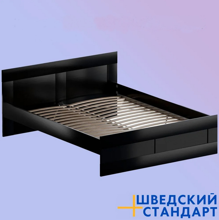 SIRIUS/BRIMNES кровать 160*200 венге