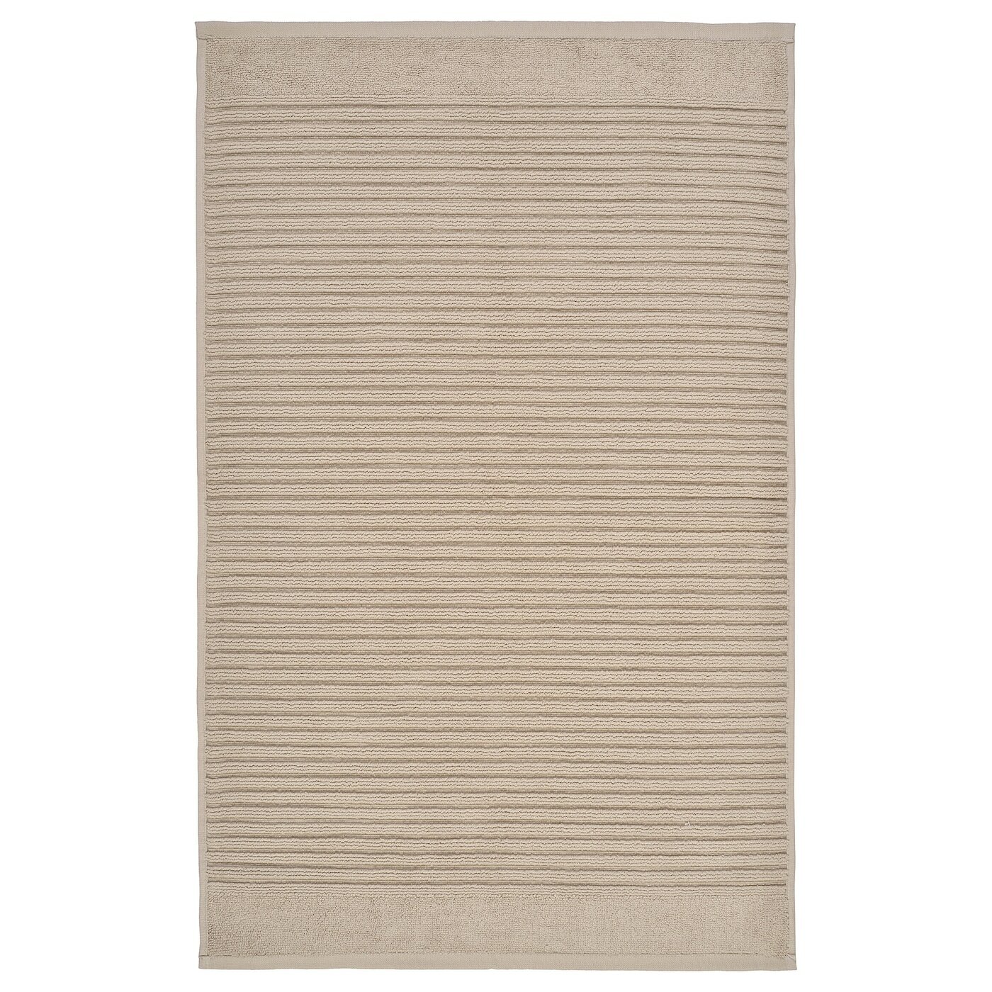 ALSTERN АЛЬСТЕРН Коврик для ванной, бежевый, 50x80 см