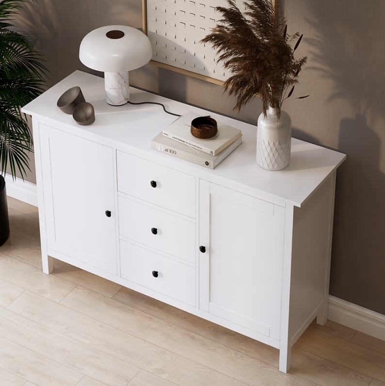 HEMNES ХЕМНЭС  КЫМÖР Сервант белый