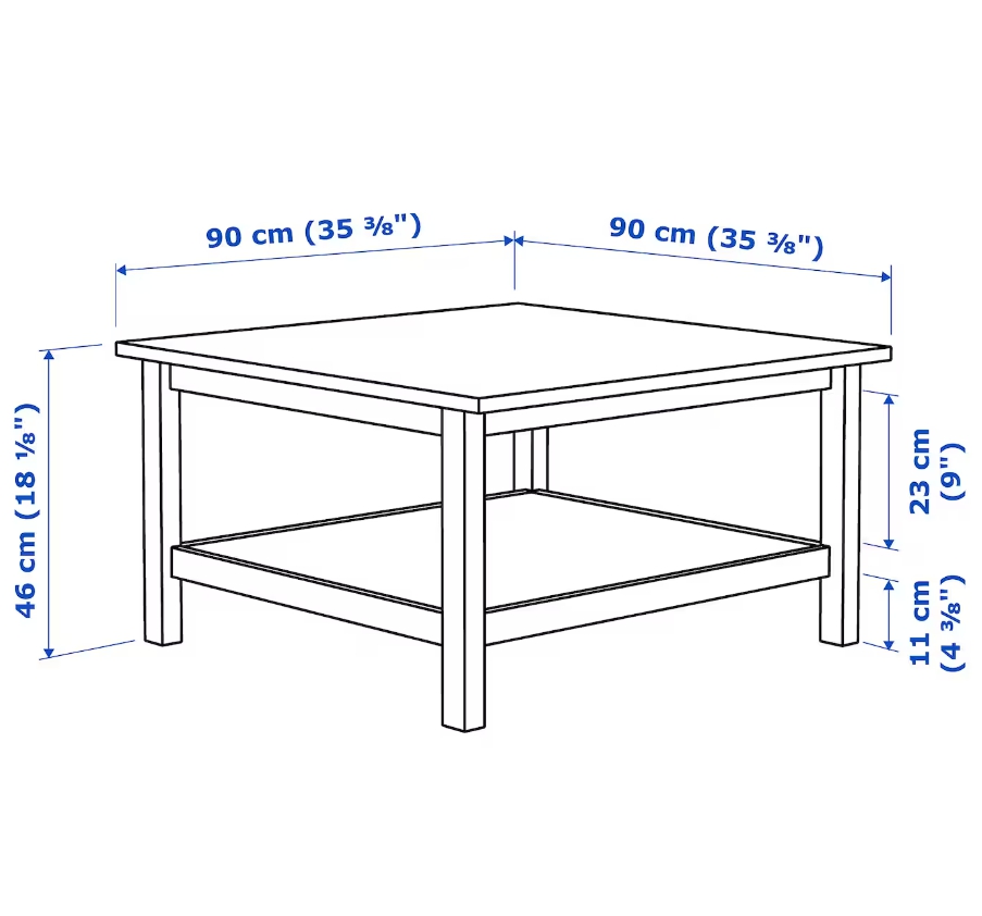 HEMNES ХЕМНЭС столик журнальный 