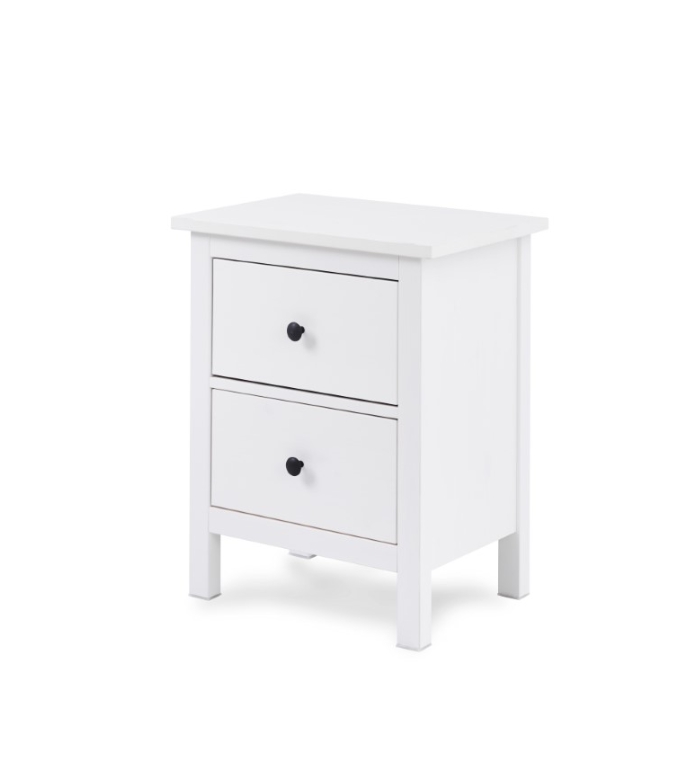 HEMNES ХЕМНЭС  КЫМÖР Комод 2 ящика белый - тумба прикроватная