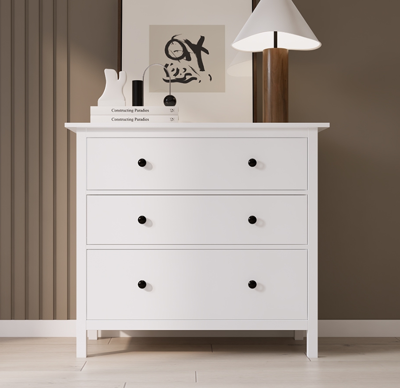 HEMNES ХЕМНЭС  КЫМÖР Комод 3 ящика белый