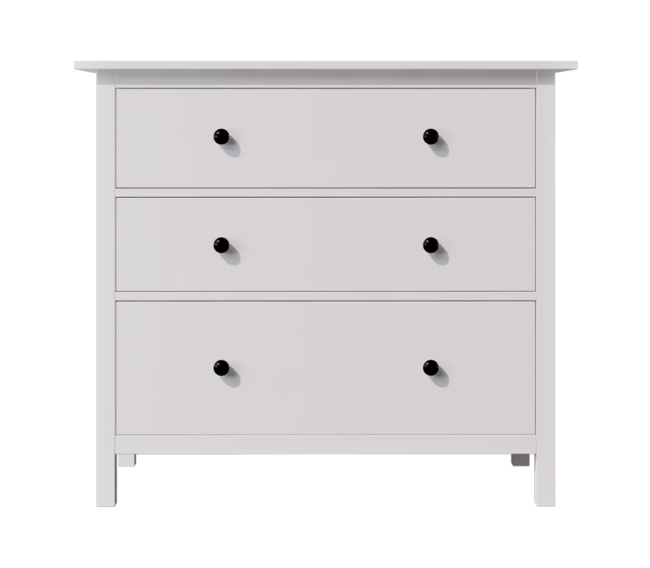 HEMNES ХЕМНЭС  КЫМÖР Комод 3 ящика белый