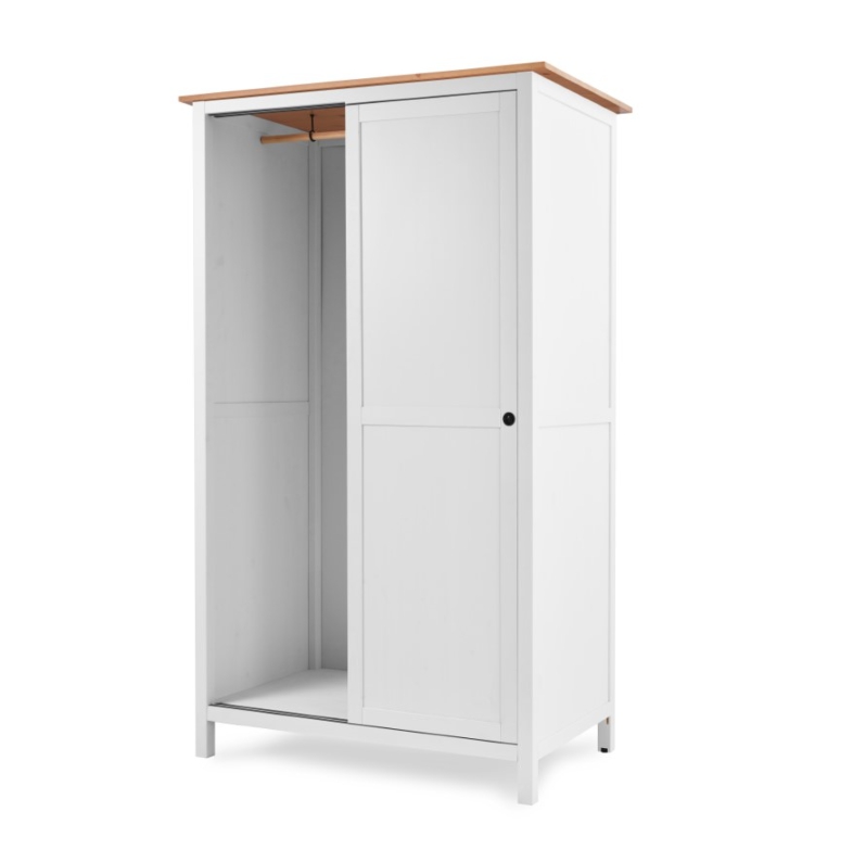 HEMNES ХЕМНЭС  КЫМÖР Шкаф с 2 дверями белый/натуральный