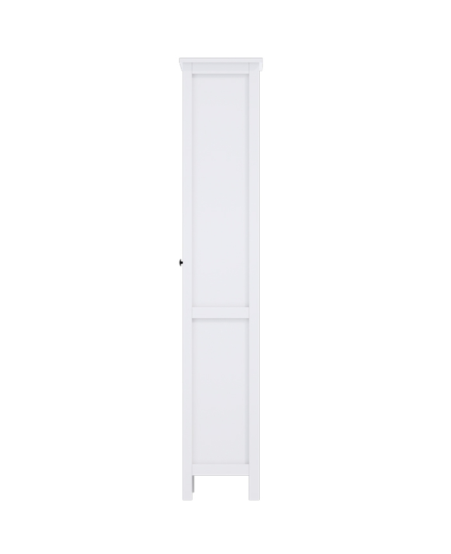 HEMNES ХЕМНЭС  КЫМÖР Шкаф-витрина с 2 дверями белый стекло