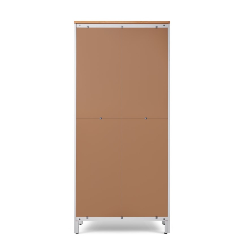 HEMNES ХЕМНЭС  КЫМÖР Шкаф с 2 дверями белый/светло-коричневый