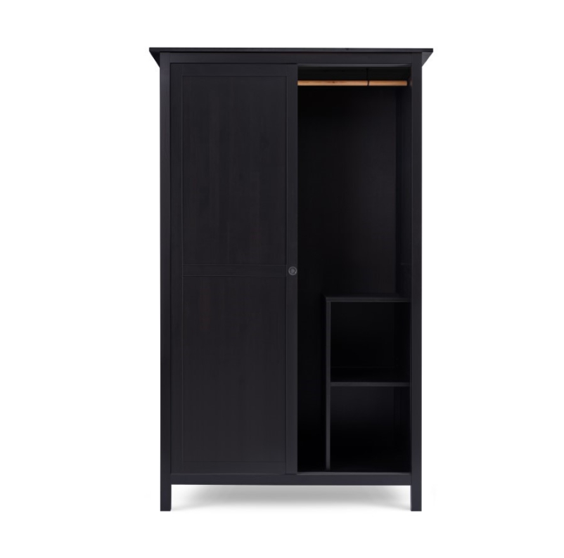 HEMNES ХЕМНЭС  КЫМÖР Шкаф с 2 дверями черный
