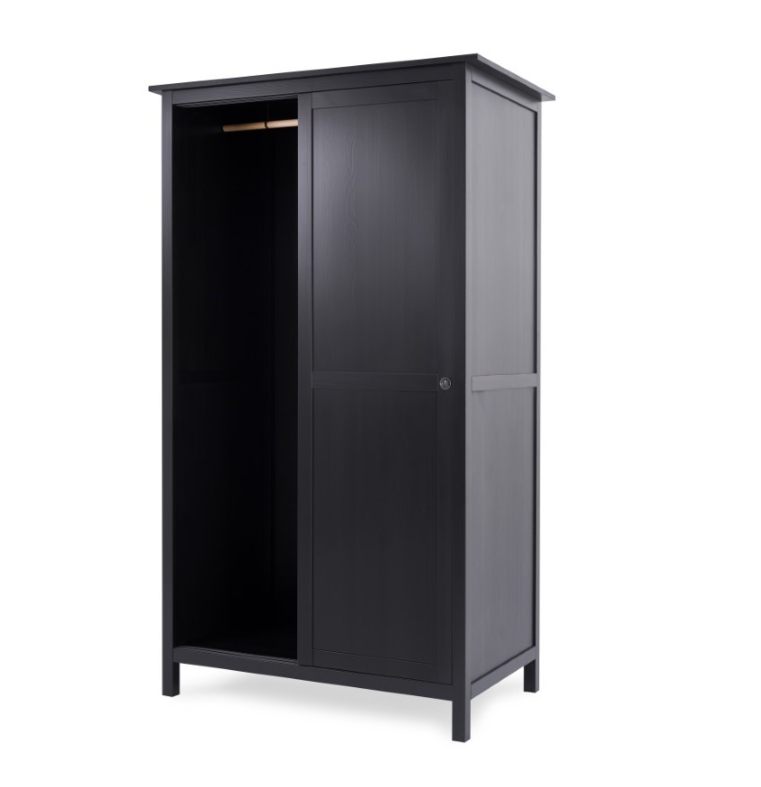 HEMNES ХЕМНЭС  КЫМÖР Шкаф с 2 дверями черный