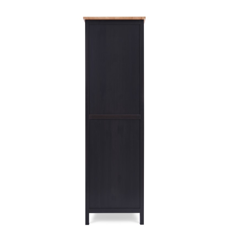 HEMNES ХЕМНЭС  КЫМÖР Шкаф с 2 дверями черный/светло-коричневый