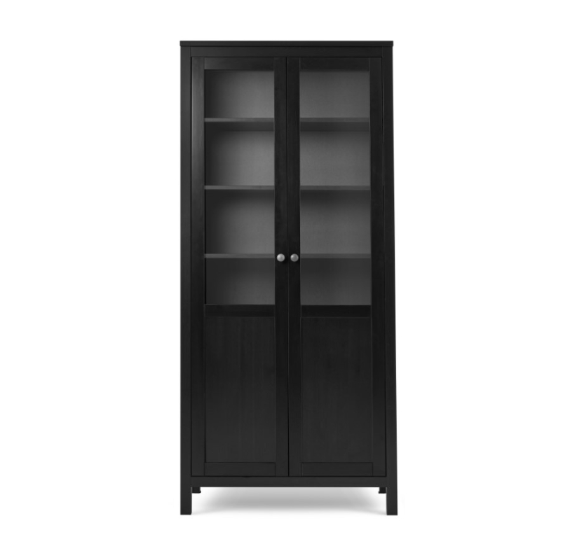 HEMNES ХЕМНЭС  КЫМÖР Шкаф с 2 дверями черный