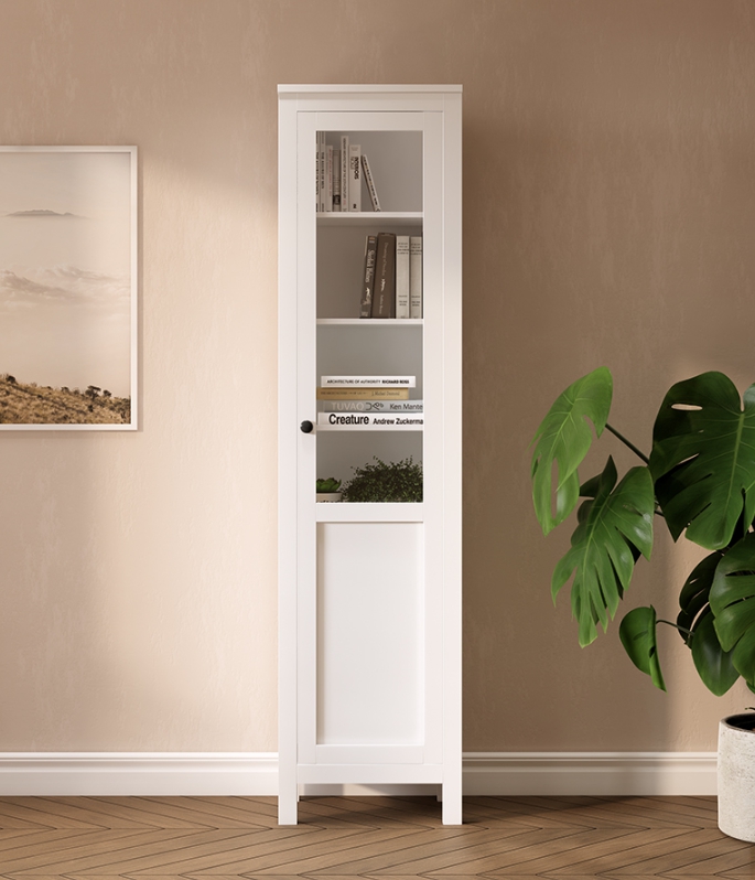 HEMNES ХЕМНЭС  КЫМÖР Шкаф с дверью белый