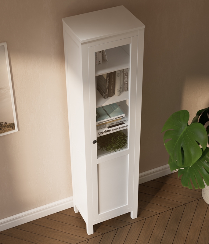 HEMNES ХЕМНЭС  КЫМÖР Шкаф с дверью белый