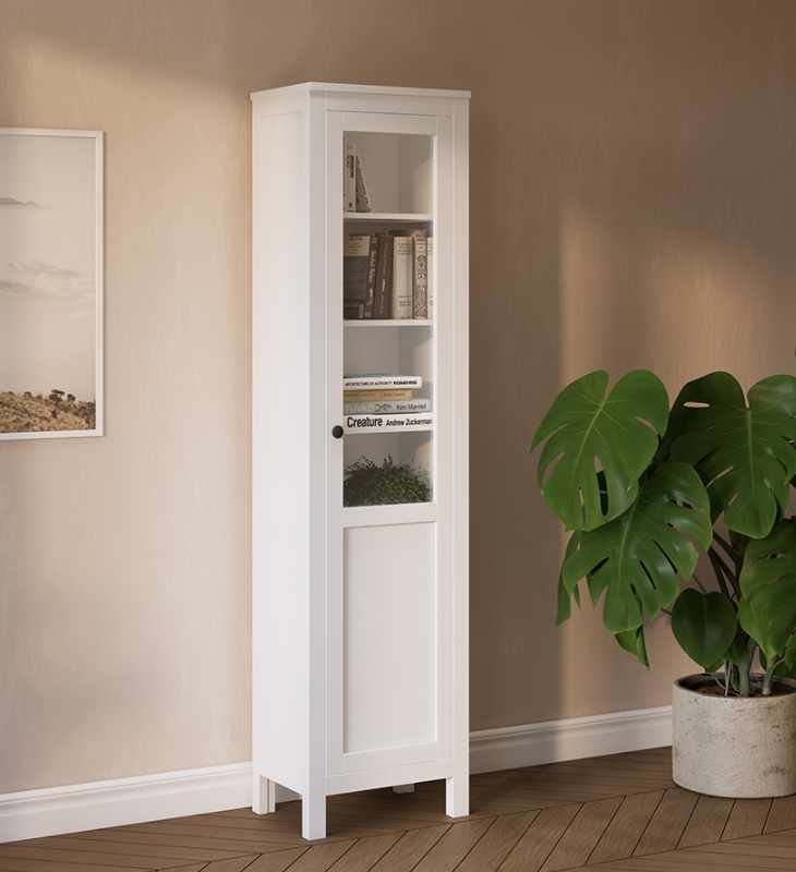 HEMNES ХЕМНЭС  КЫМÖР Шкаф с дверью белый