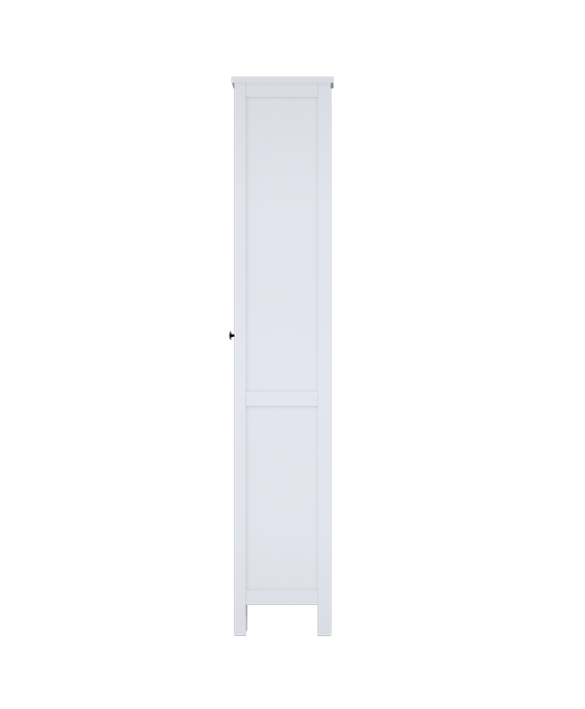 HEMNES ХЕМНЭС  КЫМÖР Шкаф-витрина с дверью стекло белый