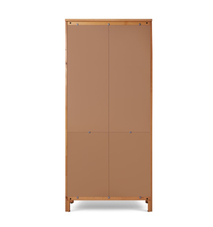 HEMNES ХЕМНЭС  КЫМÖР Шкаф-витрина светло-коричневый