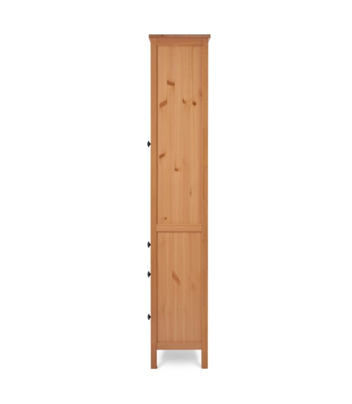 HEMNES ХЕМНЭС  КЫМÖР Шкаф-витрина светло-коричневый