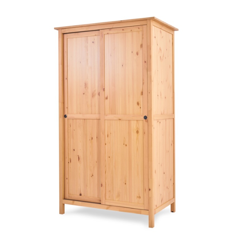 HEMNES ХЕМНЭС  КЫМÖР Шкаф с 2 дверями натуральный