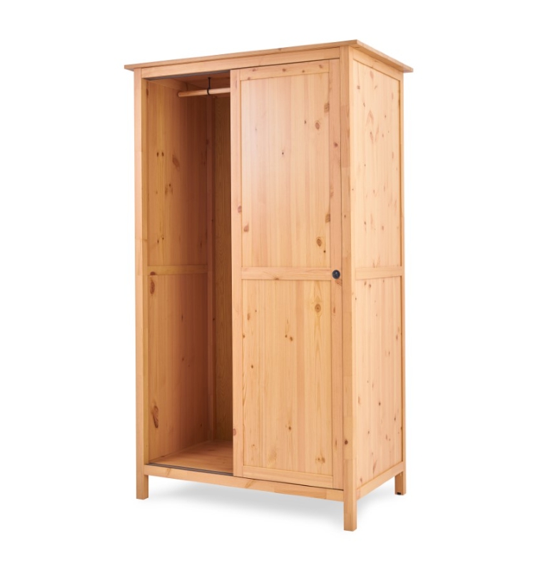 HEMNES ХЕМНЭС  КЫМÖР Шкаф с 2 дверями натуральный