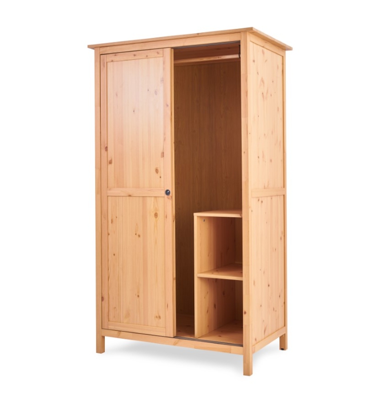 HEMNES ХЕМНЭС  КЫМÖР Шкаф с 2 дверями натуральный