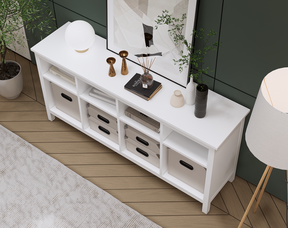 HEMNES ХЕМНЭС  КЫМÖР Стол-консоль белый