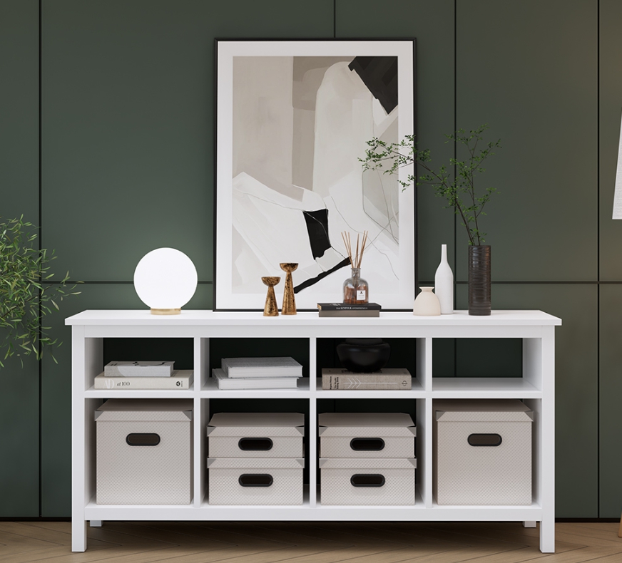 HEMNES ХЕМНЭС  КЫМÖР Стол-консоль белый