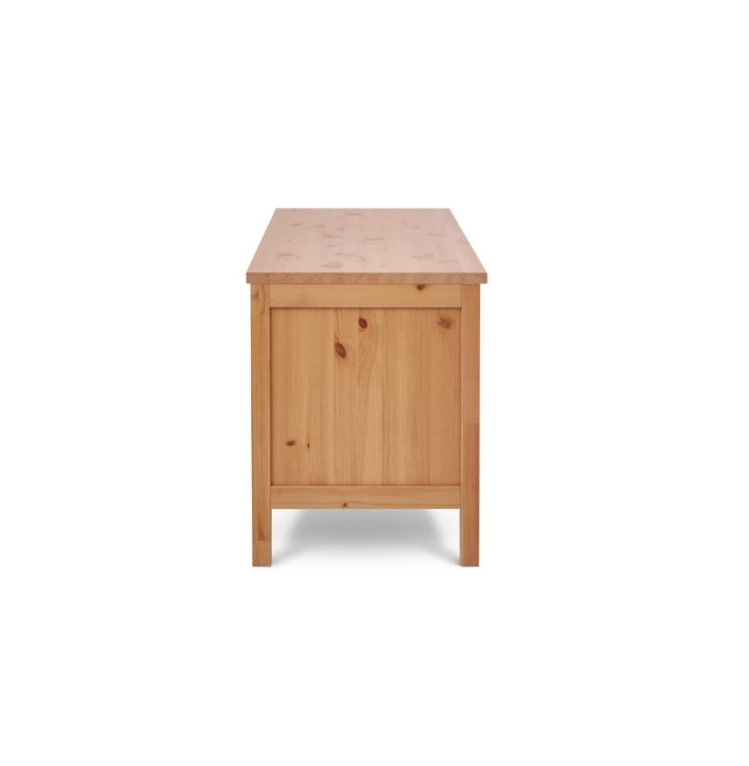 HEMNES ХЕМНЭС  КЫМÖР Тумба ТВ светло-коричневая 2 ящика 124 см