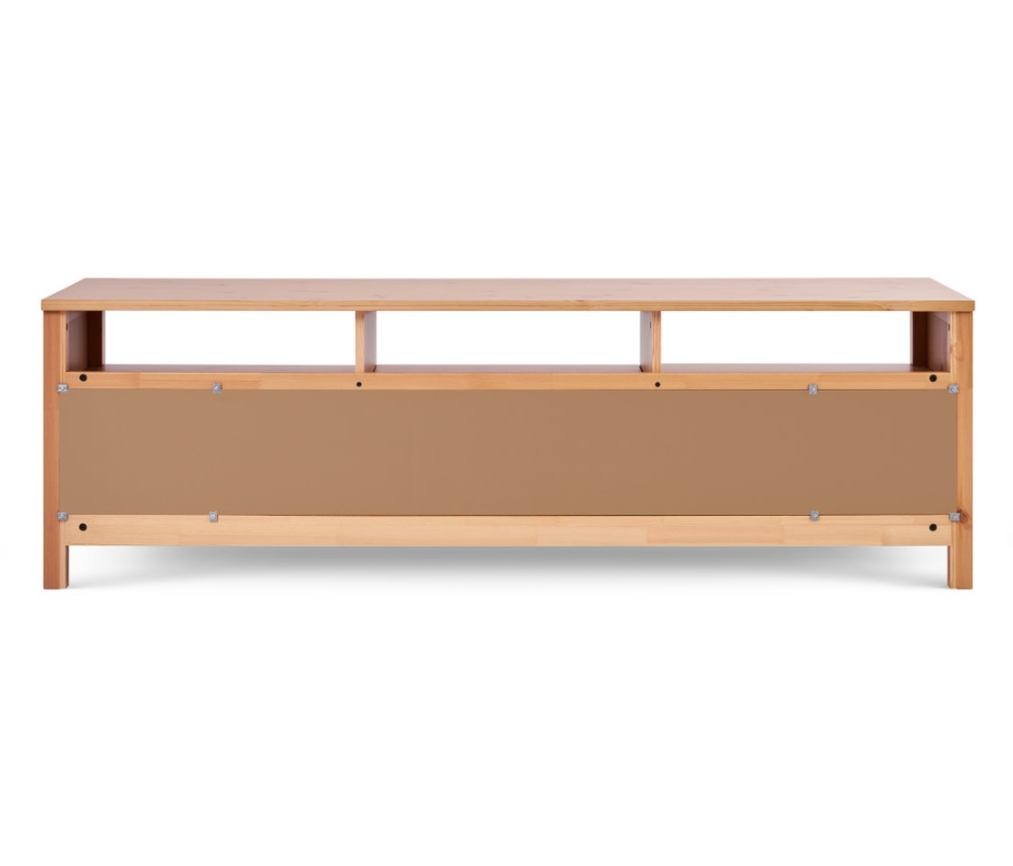 HEMNES ХЕМНЭС  КЫМÖР Тумба ТВ натуральный 3 ящика 183 см