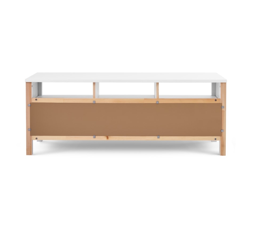 HEMNES ХЕМНЭС  КЫМÖР Тумба ТВ белая 3 ящика 148 см