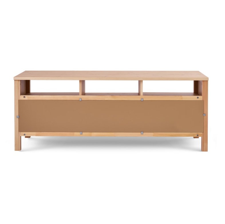 HEMNES ХЕМНЭС  КЫМÖР Тумба ТВ натуральный 3 ящика 148 см