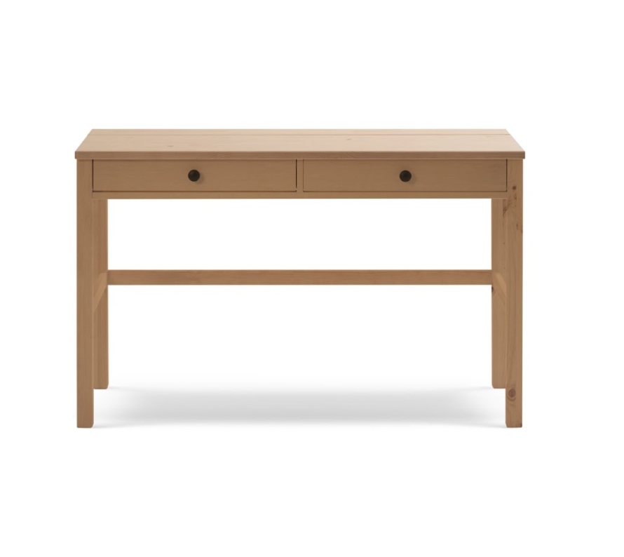 HEMNES ХЕМНЭС  КЫМОР Стол c 2 ящиками светло-коричневый