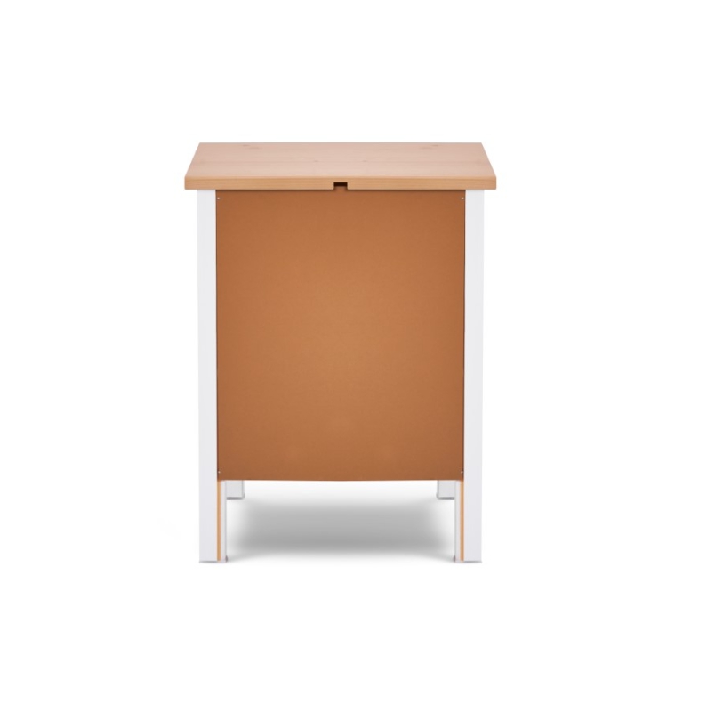 HEMNES ХЕМНЭС  КЫМÖР Комод 2 ящика белый/светло-коричневый - тумба прикроватная