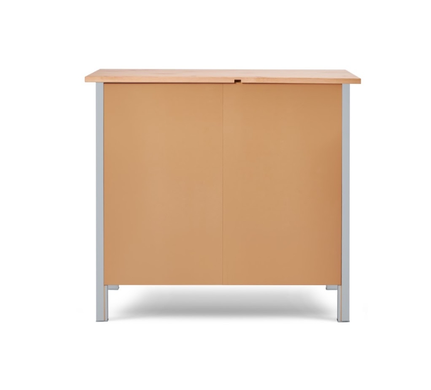 HEMNES ХЕМНЭС  КЫМÖР Комод 3 ящика серый/светло-коричневый