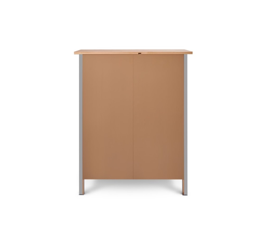 HEMNES ХЕМНЭС  КЫМÖР Комод 6 ящиков серый/светло-коричневый