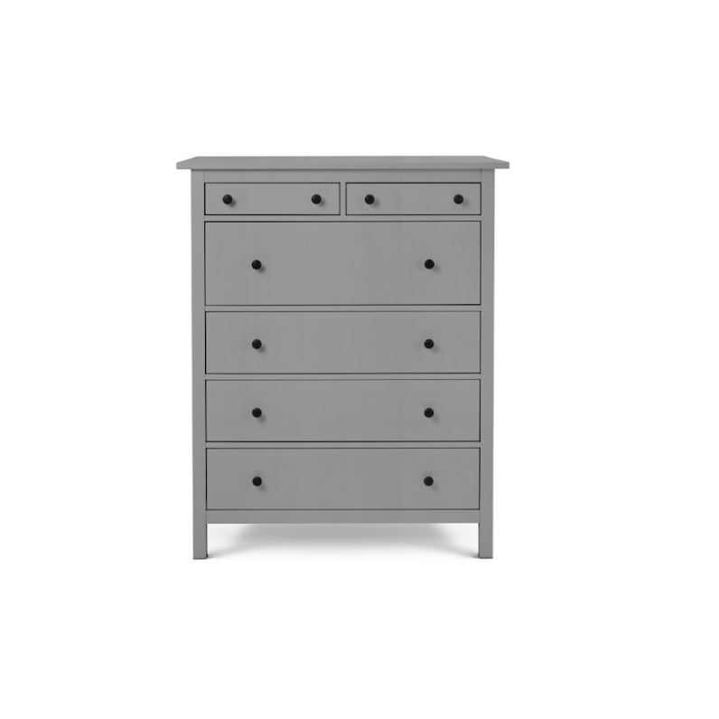HEMNES ХЕМНЭС  КЫМÖР Комод 6 ящиков серый