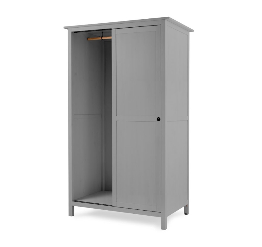 HEMNES ХЕМНЭС  КЫМÖР Шкаф с 2 дверями серый