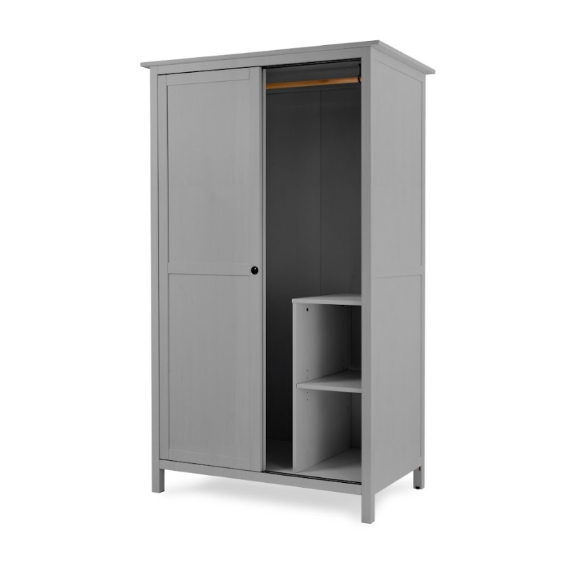 HEMNES ХЕМНЭС  КЫМÖР Шкаф с 2 дверями серый