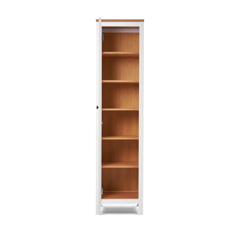 HEMNES ХЕМНЭС  КЫМÖР Шкаф с дверью белый/светло-коричневый