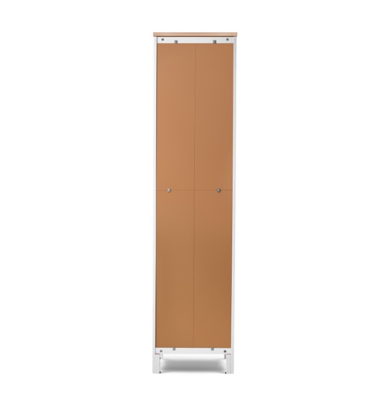 HEMNES ХЕМНЭС  КЫМÖР Шкаф-витрина с дверью стекло белый/светло-коричневый