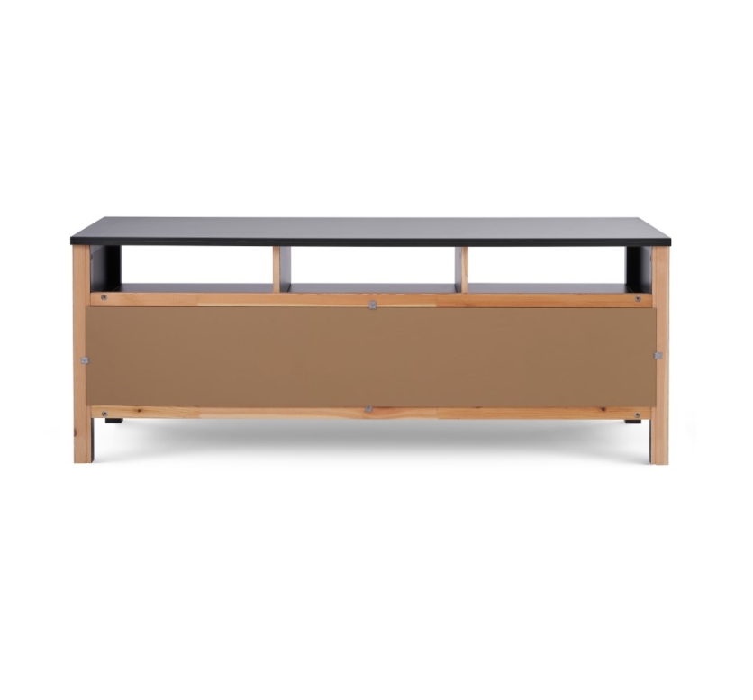 HEMNES ХЕМНЭС  КЫМÖР Тумба ТВ черная 3 ящика 148 см