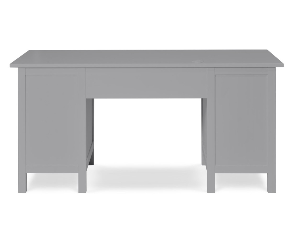 HEMNES ХЕМНЭС  КЫМОР Стол письменный серый