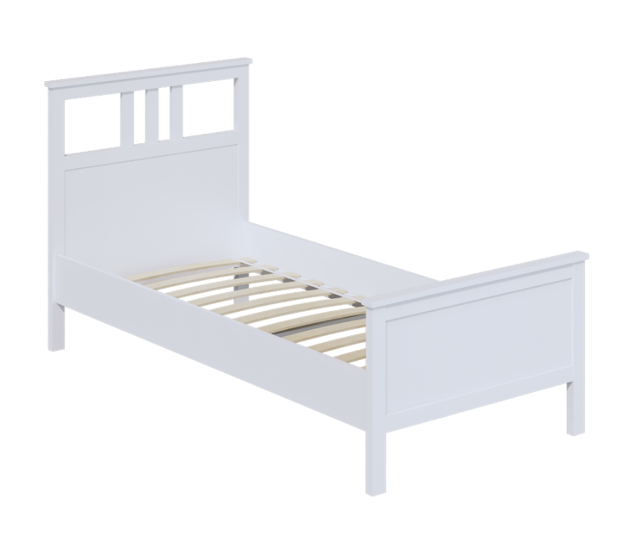 HEMNES ХНМНЭС  КЫМÖР кровать белая 90*200