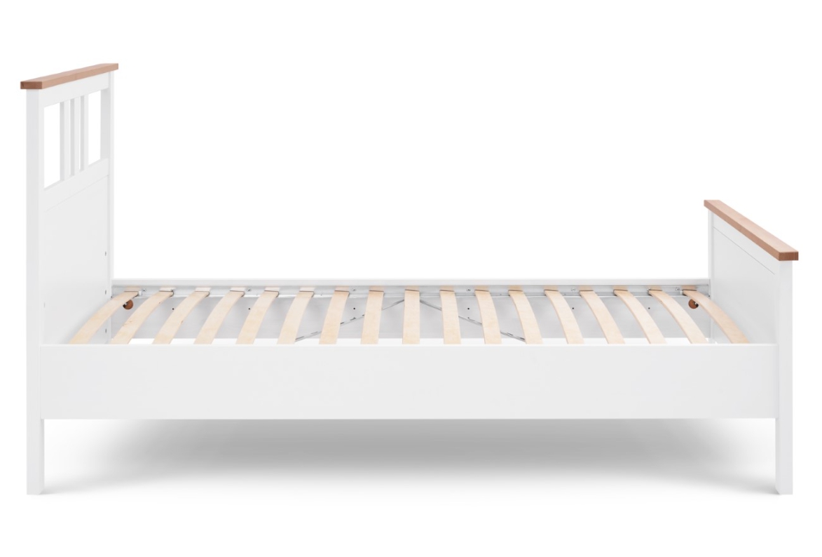 HEMNES ХНМНЭС  КЫМÖР кровать белая/светло-коричневая 90*200