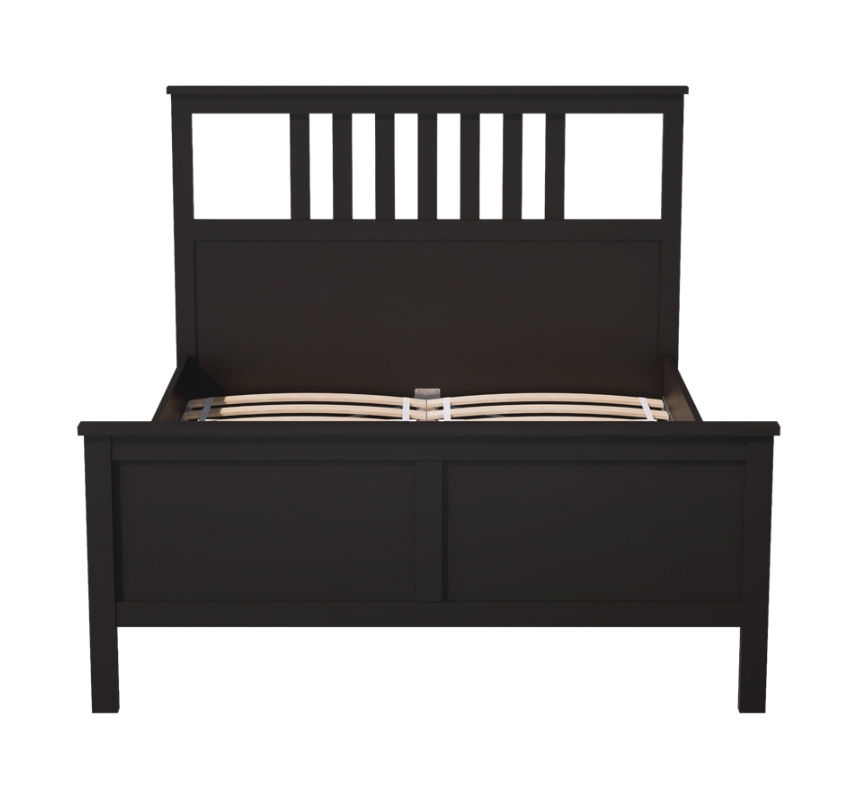 HEMNES ХНМНЭС  КЫМÖР кровать черная 140*200