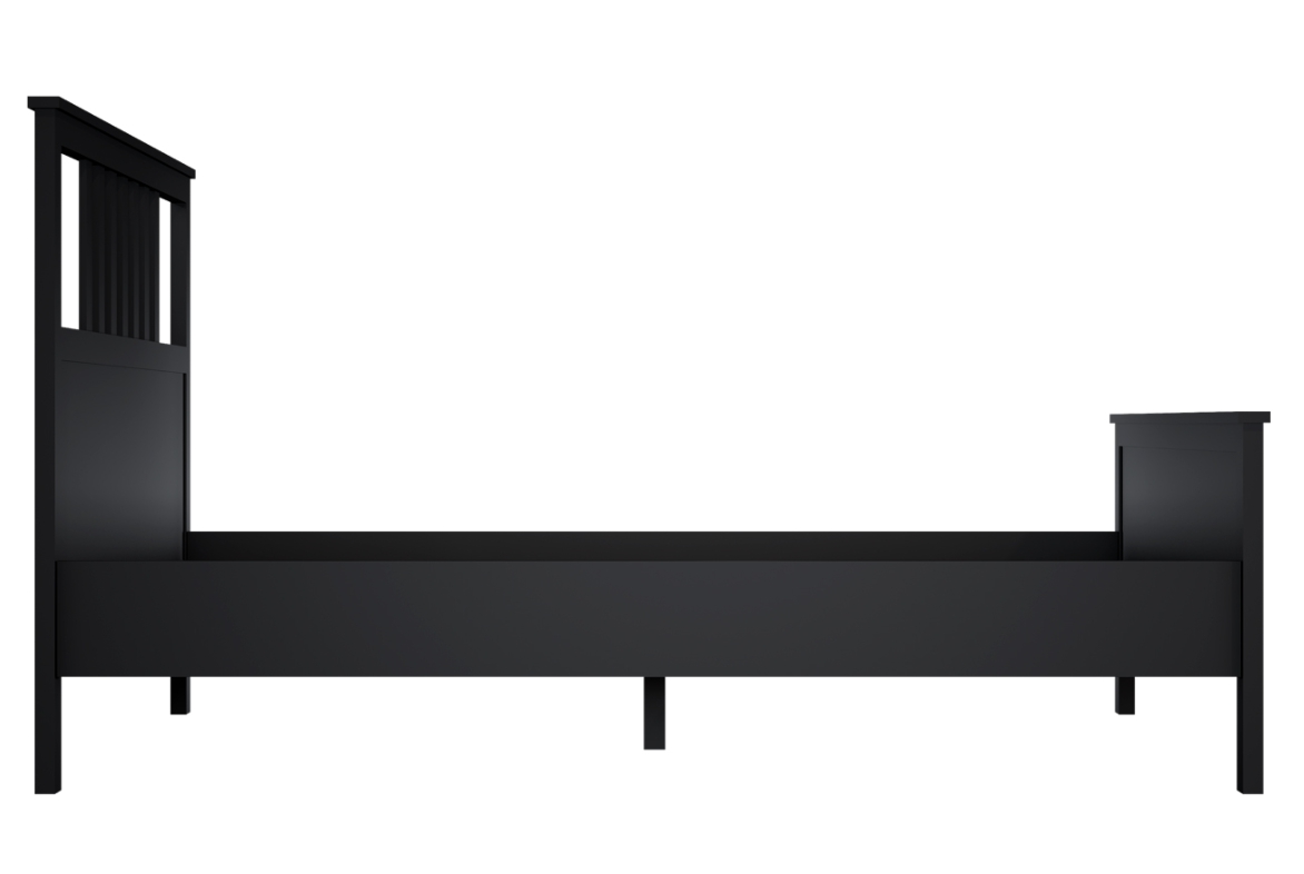HEMNES ХНМНЭС  КЫМÖР кровать черная 140*200