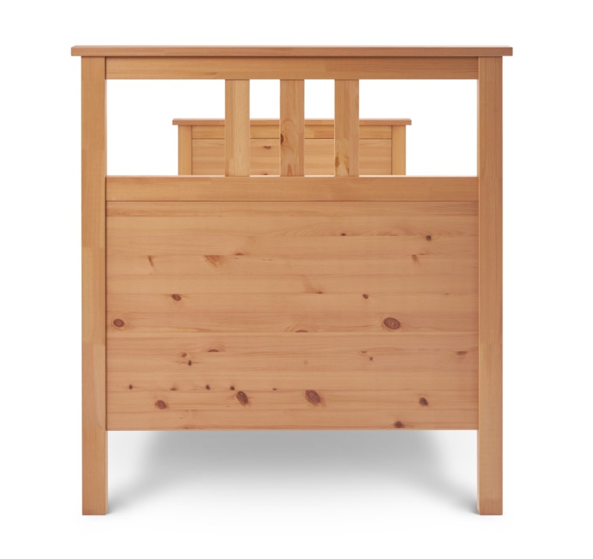 HEMNES ХНМНЭС  КЫМÖР кровать светло-коричневая 90*200