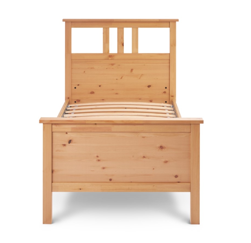 HEMNES ХНМНЭС  КЫМÖР кровать светло-коричневая 90*200