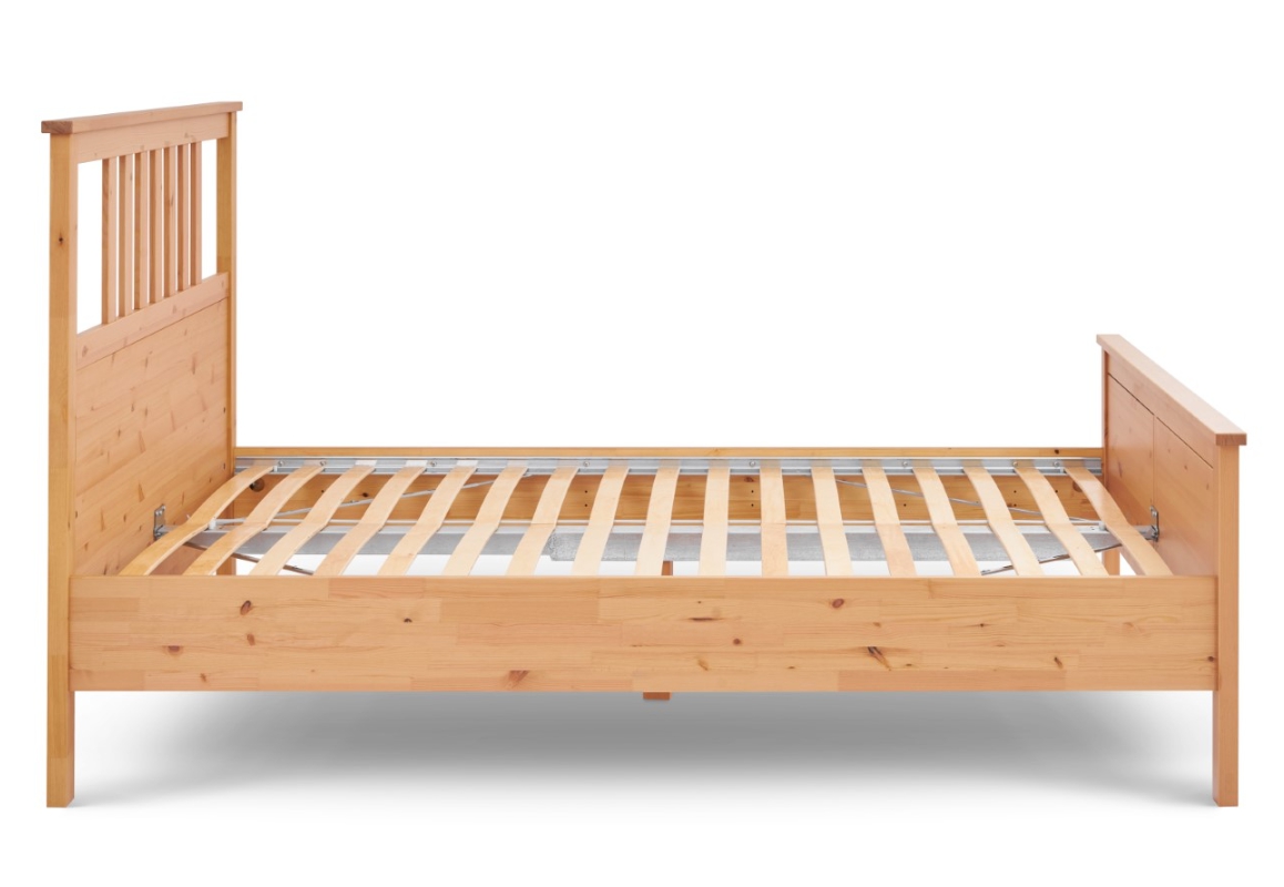 HEMNES ХНМНЭС  КЫМÖР кровать светло-коричневый 140*200