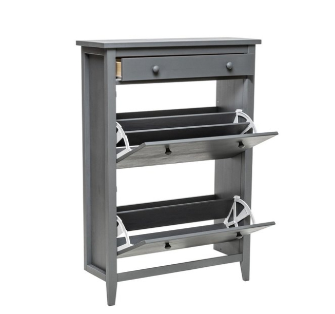 HEMNES/MIRA тумба для обуви серый