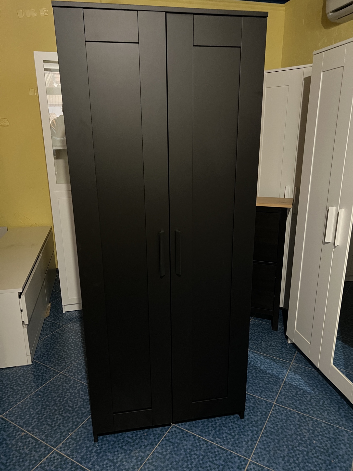 BRIMNES БРИМНЭС шкаф платяной 78x190 см  ВИТРИННЫЙ ОБРАЗЕЦ РАСПРОДАЖА