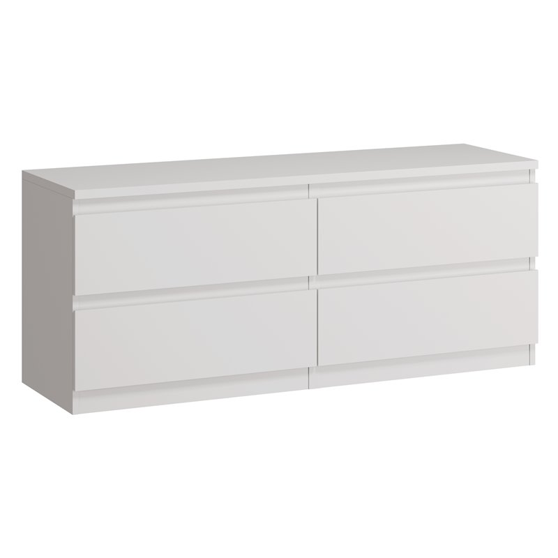 KASTOR/MALM тумба  4 ящика белая